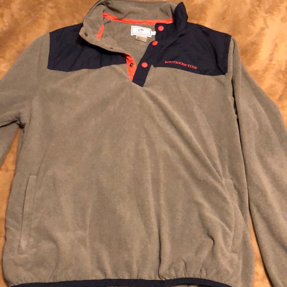 Southern Tide Snap Pullover